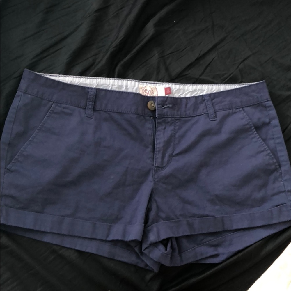 Navy blue shorts
